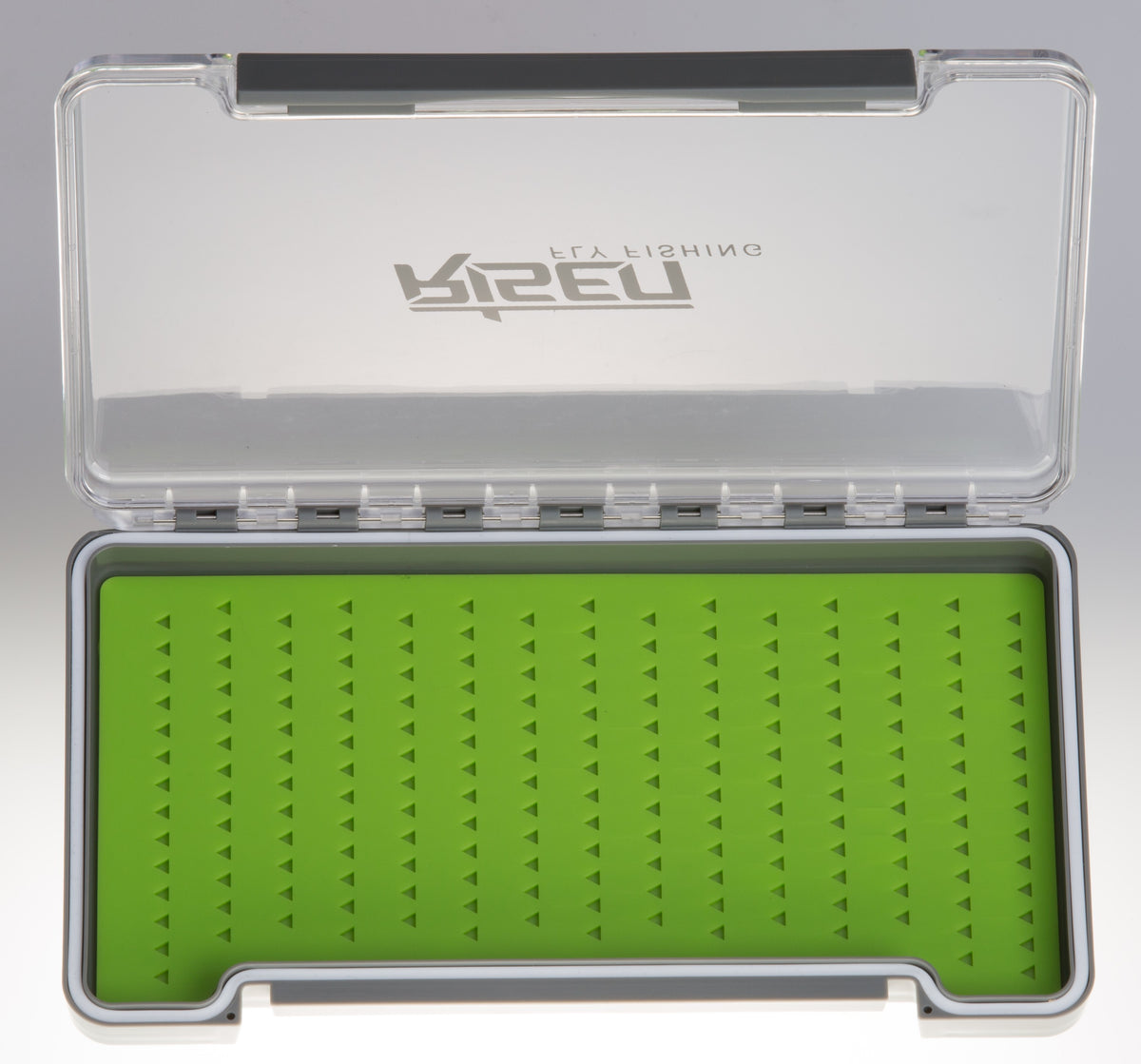 Waterproof fly boxes with green silicone insert – Risen Fly